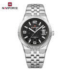 Naviforce 9277 Men's Watch - Silver Black