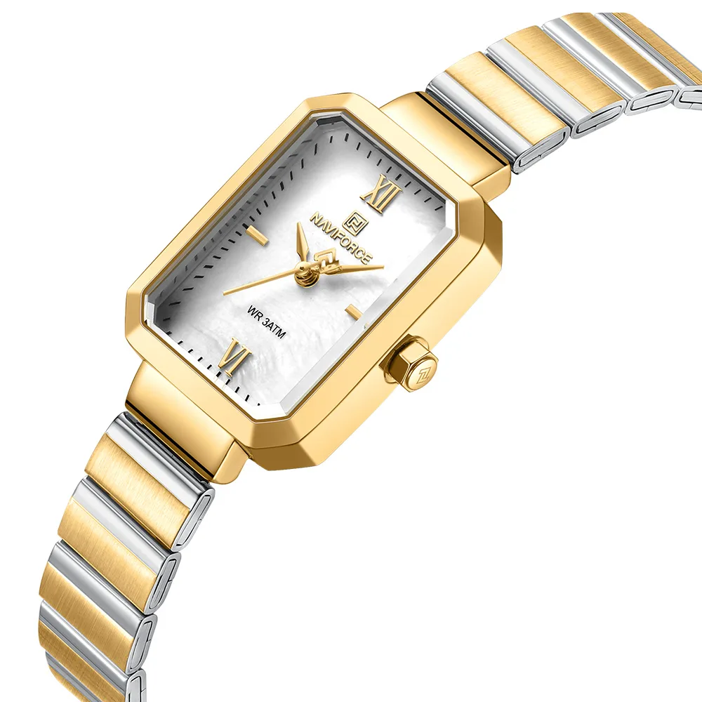 2025-08-12-1755003041579-NF5050-9.webp Naviforce 5050 - Gold White For Women - Image 1