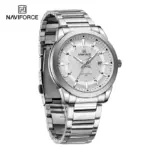 Naviforce 8029 Watch For Men-Silver - Image 2