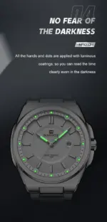 Naviforce 9212 Watch For Men-Silver White - Image 4
