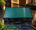 Aluminum 24 Slots Watch Organizer Box – Green - Image 2