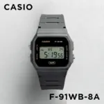 CASIO F-91WB Digital Watch For Men - 8ADF - Image 2
