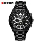 CURREN 8023 Watch for Men - Black
