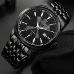 CURREN 8052 Watch For Men - Full Black - Image 2