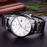 CURREN 8106 Watch for Men - Black White - Image 2