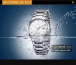 CURREN 8106 Watch for Men - Silver White - Image 4