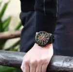 CURREN 8291 Watch For Men’s - Black - Image 2