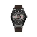 CURREN 8301 PU Leather Quartz Watch for Men-Dark Brown - Image 2