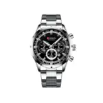 CURREN 8355 Watch for Men-Silver & Black