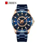 CURREN 8359 Watch For Men - Rose Blue