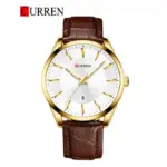 CURREN 8365 Watch For Men - Brown Gold