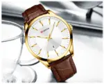 CURREN 8365 Watch For Men - Brown Gold - Image 2