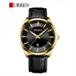 CURREN 8365 Watch For Men - Gold Black