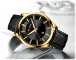 CURREN 8365 Watch For Men - Gold Black - Image 2