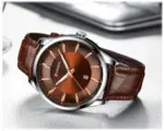CURREN 8365 Watch For Men - Silver Brown - Image 2