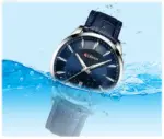 CURREN 8365 Watch For Men - Silver Blue - Image 3