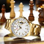 CURREN 8375 Watch For Men - Gold White - Image 4
