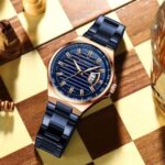 CURREN 8375 Watch For Men - Rose Blue - Image 5