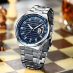 CURREN 8375 Watch For Men - Silver Blue - Image 3