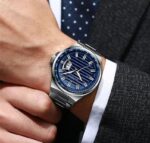 CURREN 8375 Watch For Men - Silver Blue - Image 4