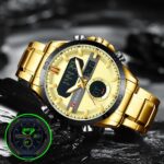 CURREN 8384 Watch For Men - Full Golden - Image 4