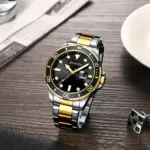 CURREN 8388 Watch For Men - Silver Black Gold - Image 4