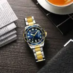 CURREN 8388 Watch For Men - Silver Gold Blue - Image 3
