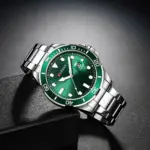 CURREN 8388 Watch For Men - Silver Green - Image 7