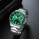 CURREN 8388 Watch For Men - Silver Green - Image 8