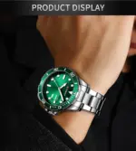 CURREN 8388 Watch For Men - Silver Green - Image 6