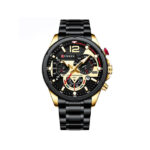 CURREN 8395 Luxury Brand Watch for Men-Black Gold