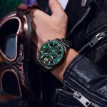 CURREN 8395 Luxury Brand Watch for Men-Black Green - Image 2