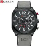 CURREN 8398 Watch For Men - Black Gray
