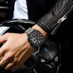 CURREN 8398 Watch For Men - Black Gray - Image 4