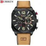 CURREN 8398 Watch For Men - Black Yello