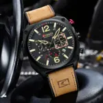 CURREN 8398 Watch For Men - Black Yello - Image 2