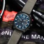 CURREN 8398 Watch For Men - Blue Gray - Image 2