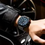 CURREN 8398 Watch For Men - Blue Gray - Image 3