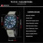 CURREN 8398 Watch For Men - Blue Gray - Image 7