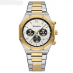 CURREN 8440 Watch For Men - Silver Gold White