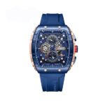 CURREN 8442 Multi-function Chronograph Men Watch- Blue - Image 4