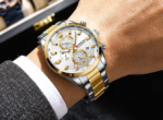 CURREN 8445 Watch For Men - Silver Gold - Image 3