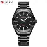 CURREN 8452 Watch For Men - Full Black - Image 3