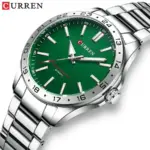 CURREN 8452 Watch For Men - Silver Green