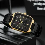 CURREN 8457 Watch For Men's - Full Black - Image 2