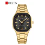 CURREN 8458 Watch For Men - Golden Black