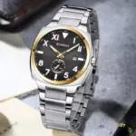 CURREN 8472 Watch For Men - Silver Black Gold - Image 2