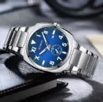 CURREN 8472 Watch For Men - Silver Blue - Image 3
