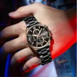 CURREN 8475 Watch For Men - Rose Black - Image 2