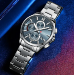 CURREN 8475 Watch For Men - Silver Lite Black - Image 3